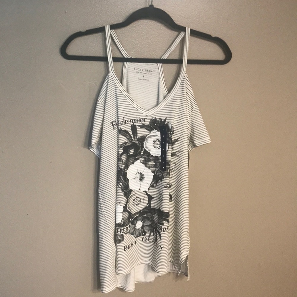 Lucky Brand cold shoulder t-shirt